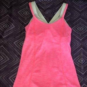 Lululemon Workout tank, built in sports bra